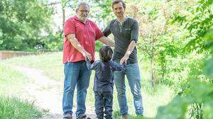 Drei Generationen vereint: Peter Wagner senior, Peter K. Wagner und Sohn Noah