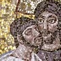Der Kuss des Judas. Mosaik aus dem 6. Jahrhundert in der Kirche Sant‘Apollinare Nuovo in Ravenna