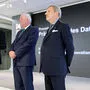 Bei der Vorstellung des "Data House": Harald Kainz, Hermann Schützenhöfer und Johannes Hahn