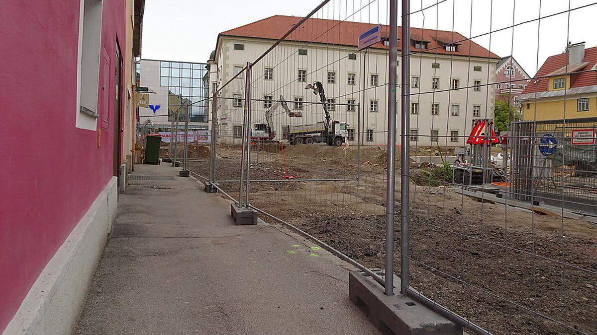 Bis Anfang Oktober ist die Ebnergasse aufgrund einer Baustelle gesperrt