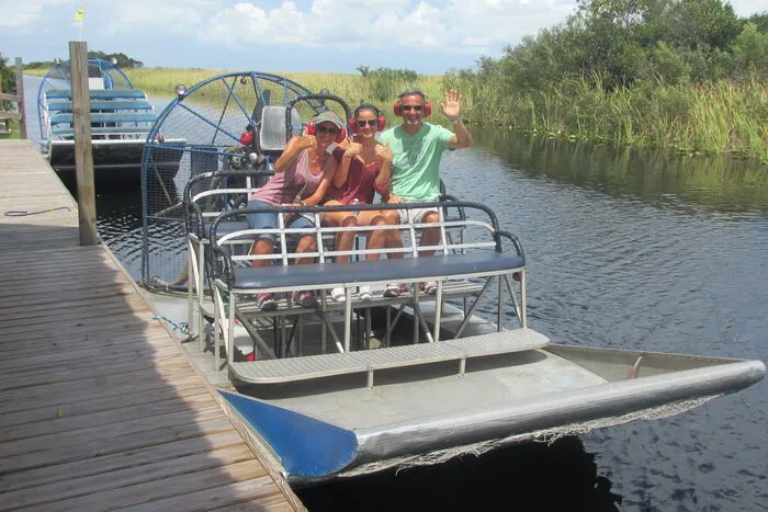Ein Urlaubsfoto von den Grafs in den Everglades