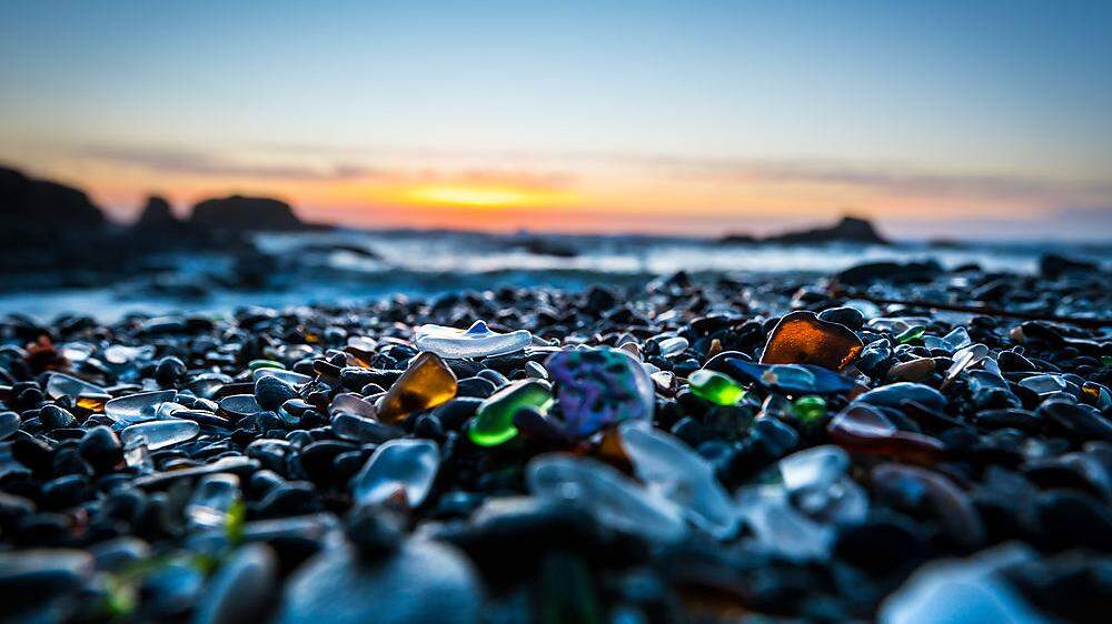 Der Glass Beach in Kalifornien war einst eine Mülldeponie 