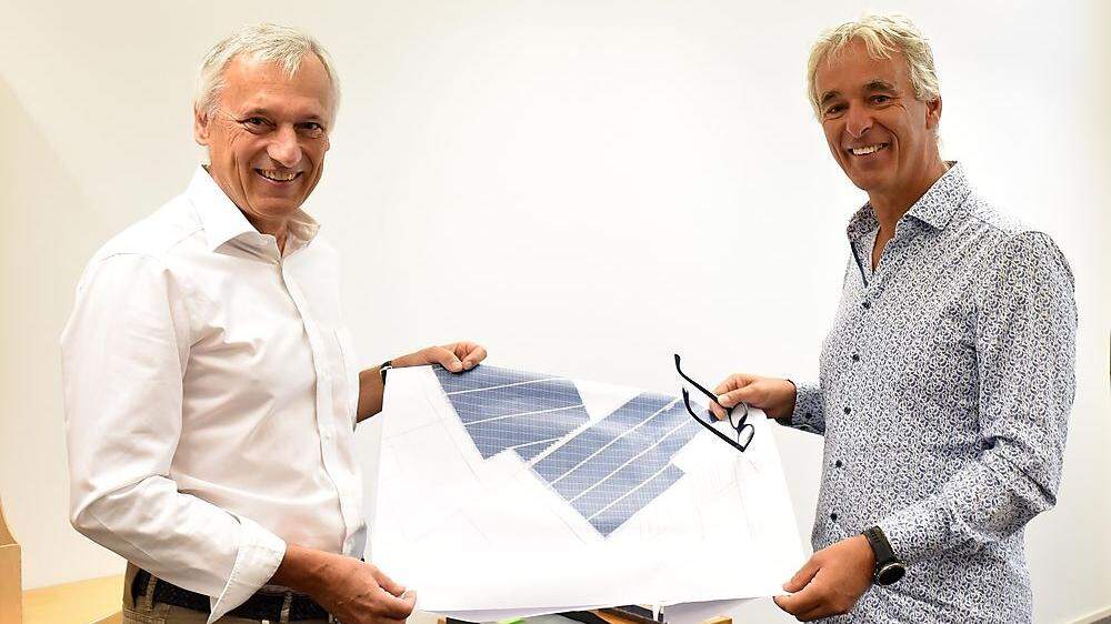 Günter Grabner (links) und Gerhard Rabensteiner erkannten früh das Potenzial der Sonnenenergie