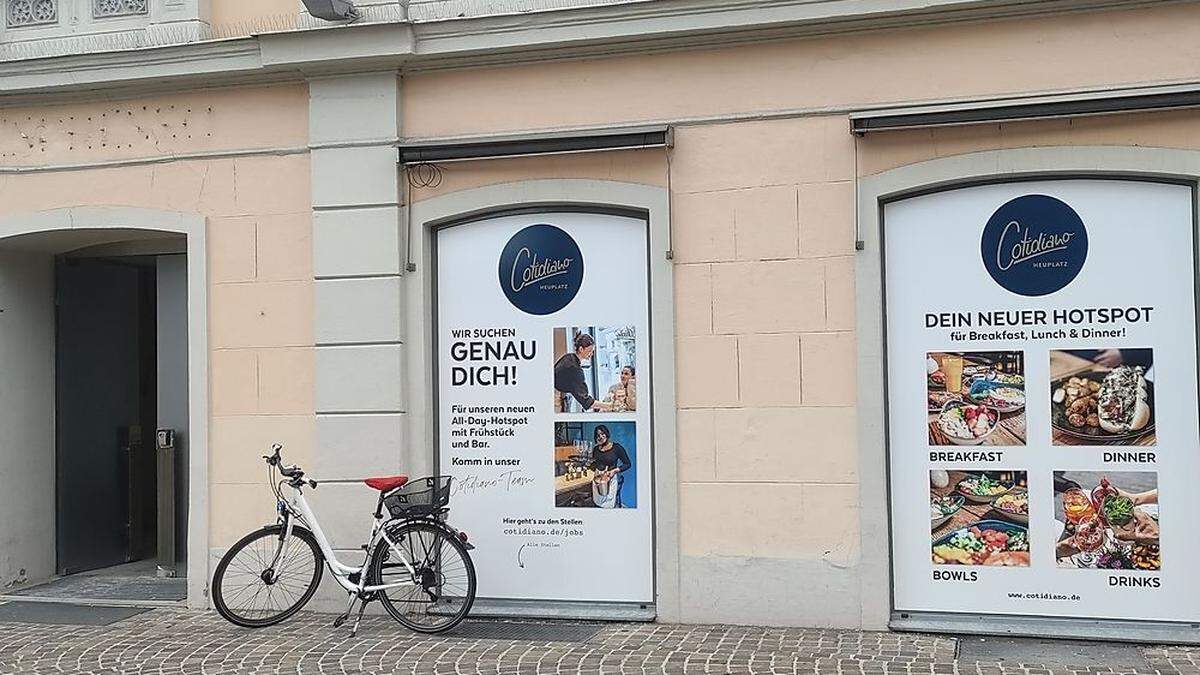 Am Heuplatz eröffnet eine Filiale der deutschen Franchisekette Cotidiano