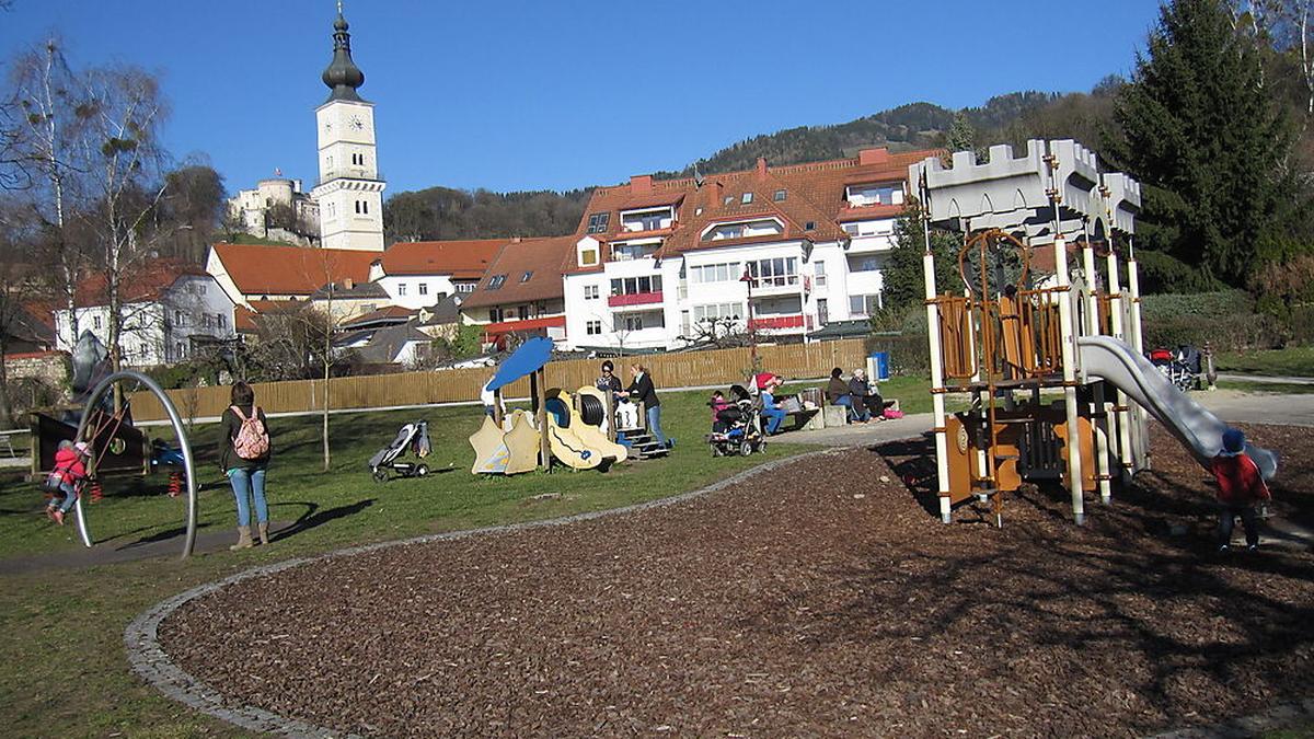 Im Kapuzinerpark in Wolfsberg kam es zu der Auseinandersetzung (Archivbild)