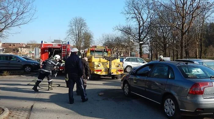 Das Auto eines Südoststeirers begann in Bad Radkersburg zu brennen.