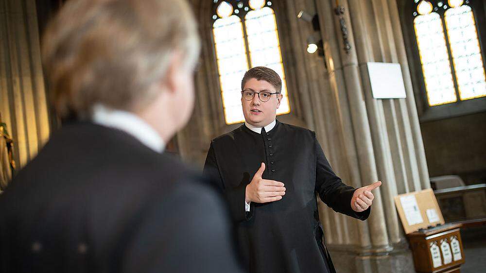 Pater Vinzenz Schager OSB wird am 4. Juli in der Stiftskriche Admont zum Priester geweiht