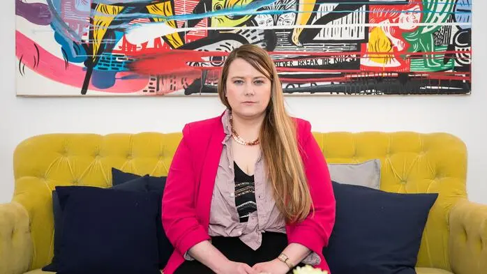 Natascha Kampusch im Jahr 2022 bei einem Kleine Zeitung Podcast-Gespräch