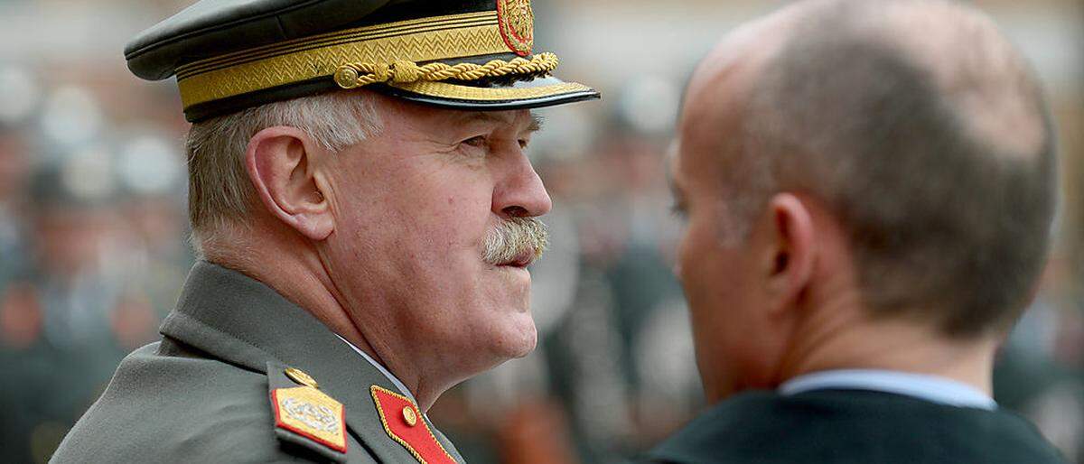 Der damalige Generalstabschef Edmund Entacher bei seiner Verabschiedung in den Ruhestand 2013.