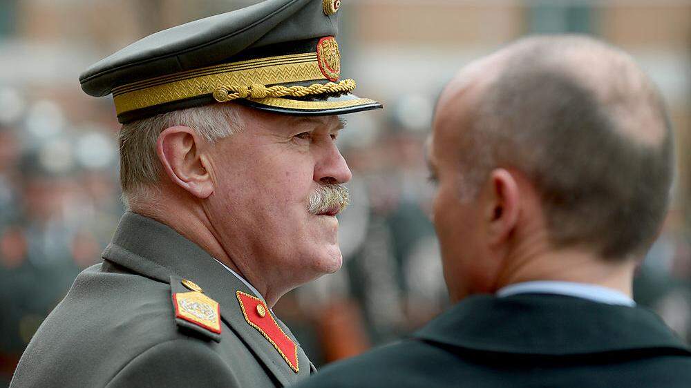 Der damalige Generalstabschef Edmund Entacher bei seiner Verabschiedung in den Ruhestand 2013.