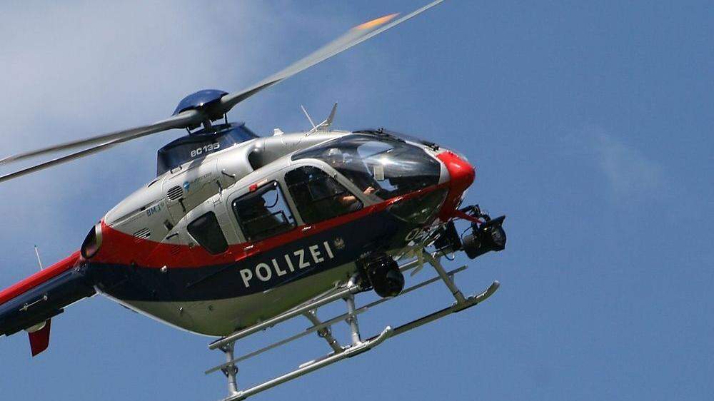 Der FLIR-Hubschrauber des Innenministeriums kam zum Einsatz