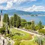 Blick von der Isola Bella auf den Lago Maggiore