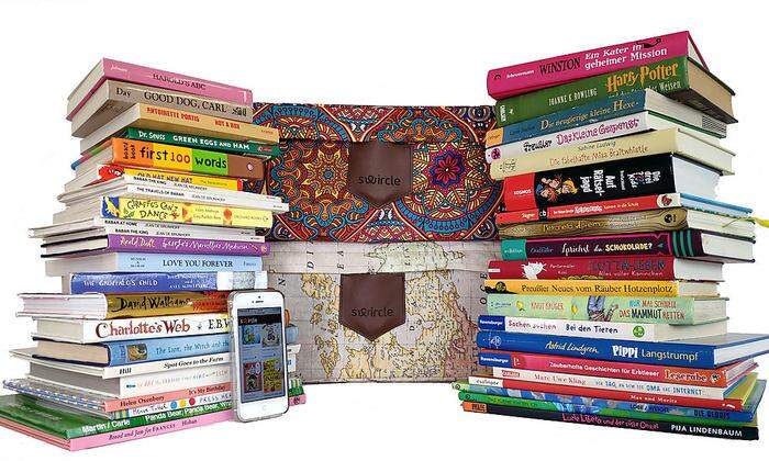 Die „Swircle“-Box bringt monatlich neuen Lesestoff nach Hause