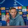 SALZBURG,AUSTRIA,09.DEC.24 - SOCCER - UEFA Champions League, Red Bull Salzburg vs Paris Saint German, preview, press conference RBS. Image shows head coach Pepijn Lijnders (RBS).
Photo: GEPA pictures/ Wolfgang Kofler