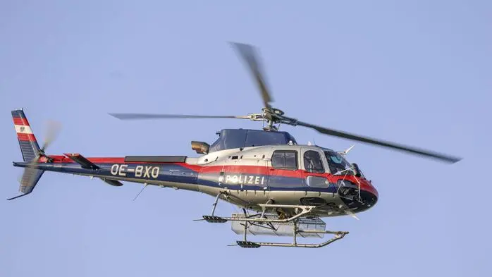Der Leichnam wurde von einem Polizeihubschrauber geborgen