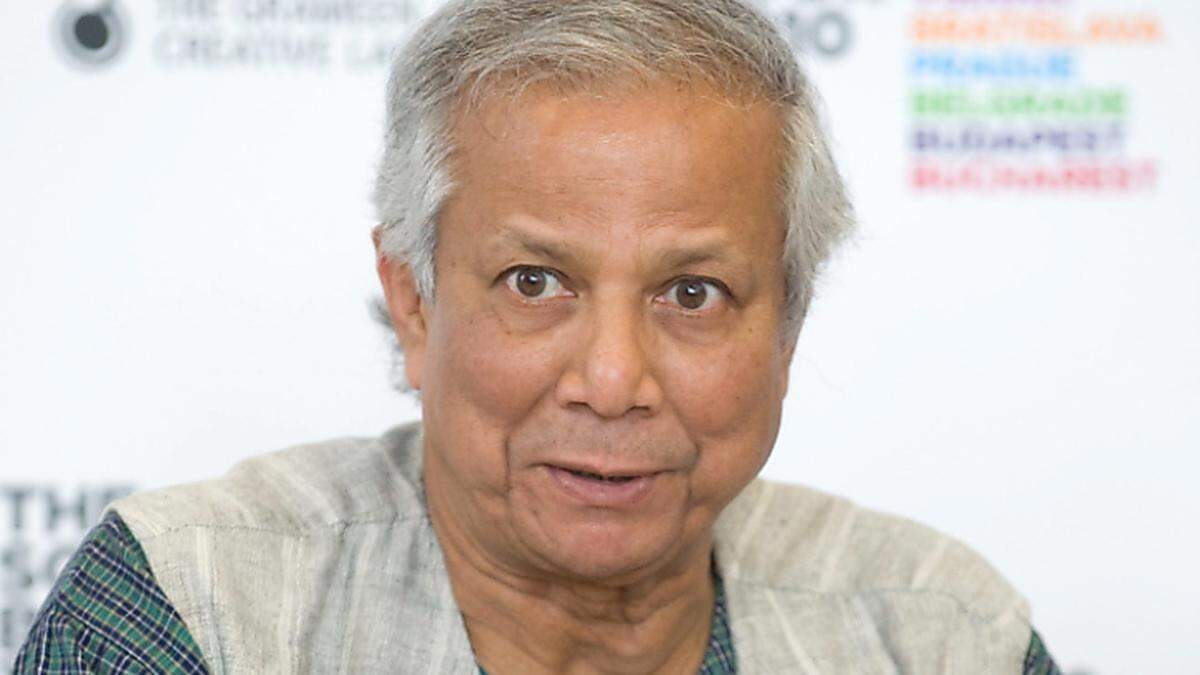 Muhammad Yunus bekam 2006 den Friedensnobelpreis verliehen