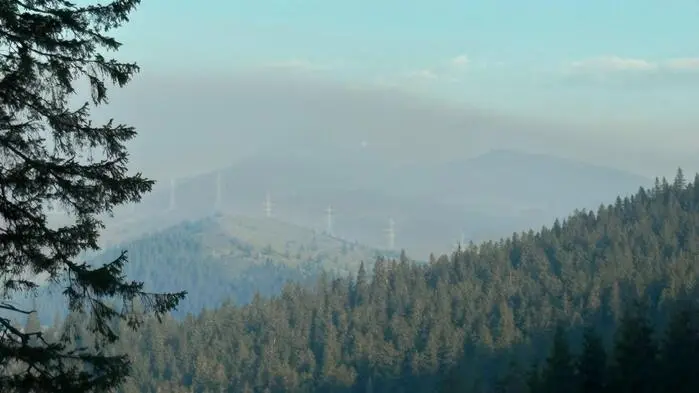 Die Rauchschwaden der Waldbrände im Friaul zogen auch über die Koralm
