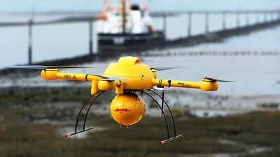 Medikamente werden mit einer Drohne auf die Insel Juist geliefert