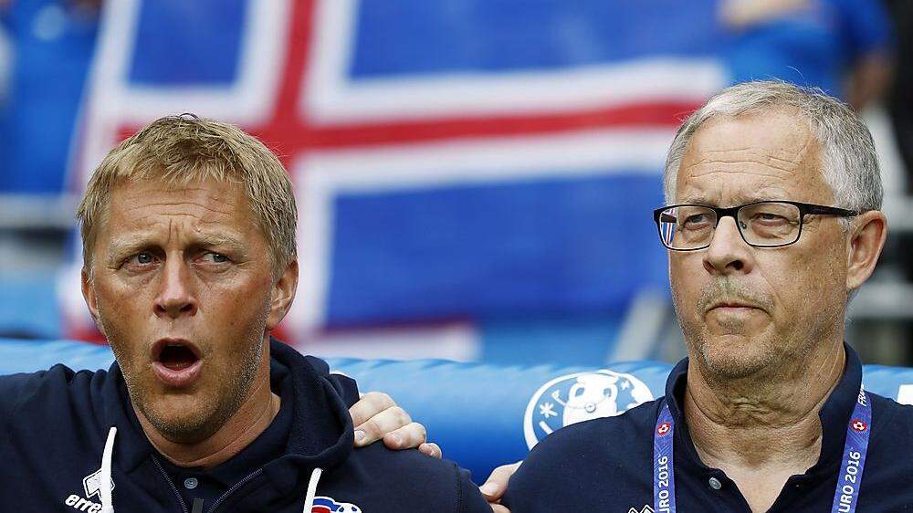 Island adé: Lars Lagerbäck (rechts) übernimmt jetzt das norwegische Team 