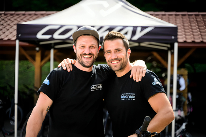 Daniel Scharf und Gernot Starc (rechts)