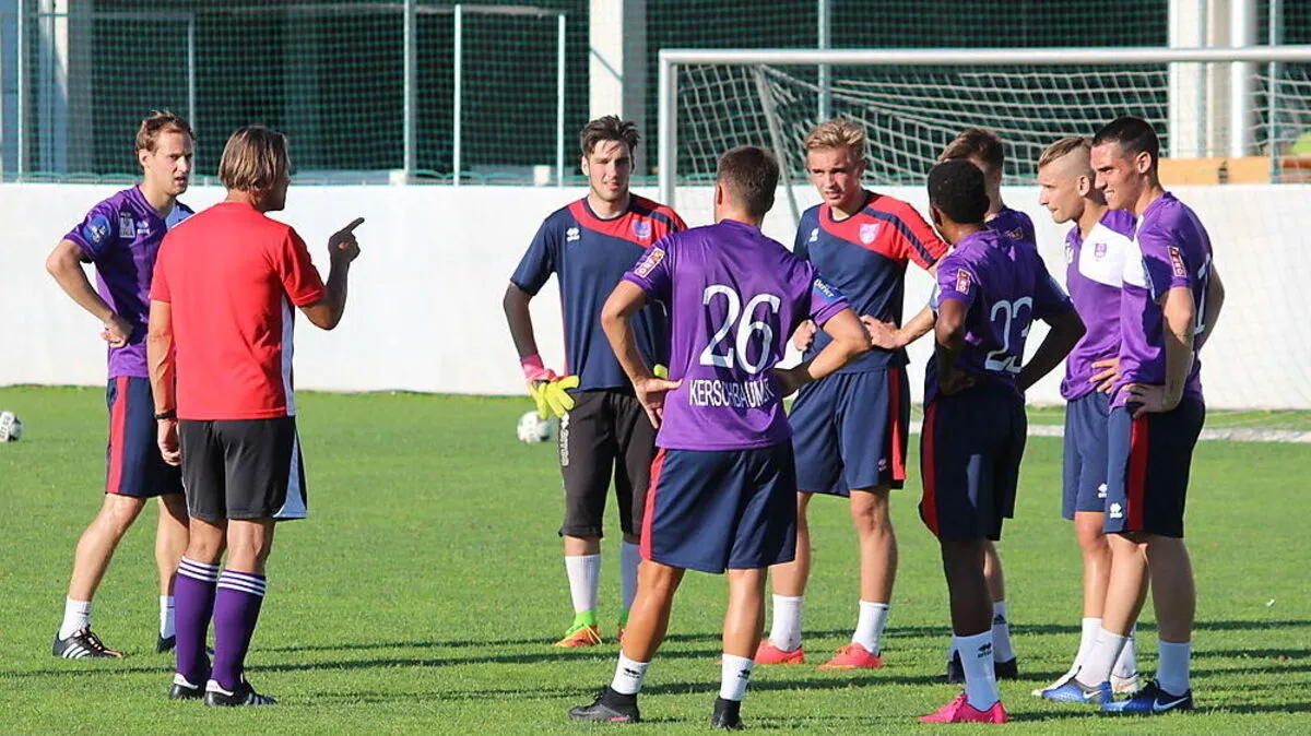 Die Austria bereitet sich auf den Regionalliga-Start am 21. Juli vor.