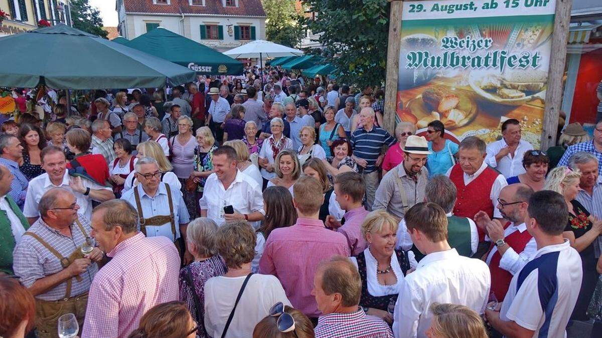 Eines der größten Feste im Bezirk: Das Mulbratlfest in Weiz