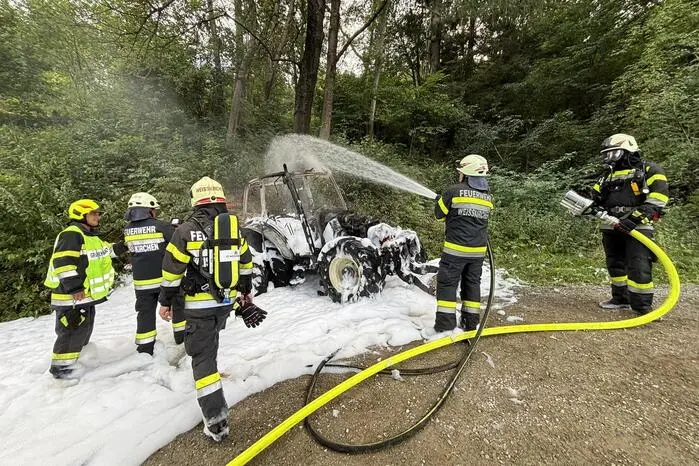 Im Einsatz standen die Feuerwehr Weißkirchen mit drei Fahrzeugen und 16 Einsatzkräften, die Feuerwehr Baierdorf mit einem Fahrzeug und sechs Einsatzkräften sowie die Polizei.