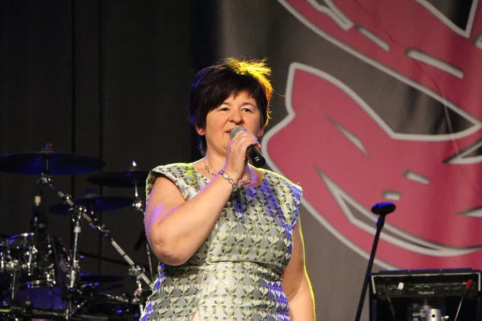 Helga Roßmann aus St. Stefan/Rosental sang "Flieger" von Helene Fischer.