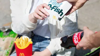 Auch die McDonald's Speisen werden mittlerweile von Mjam ausgeliefert