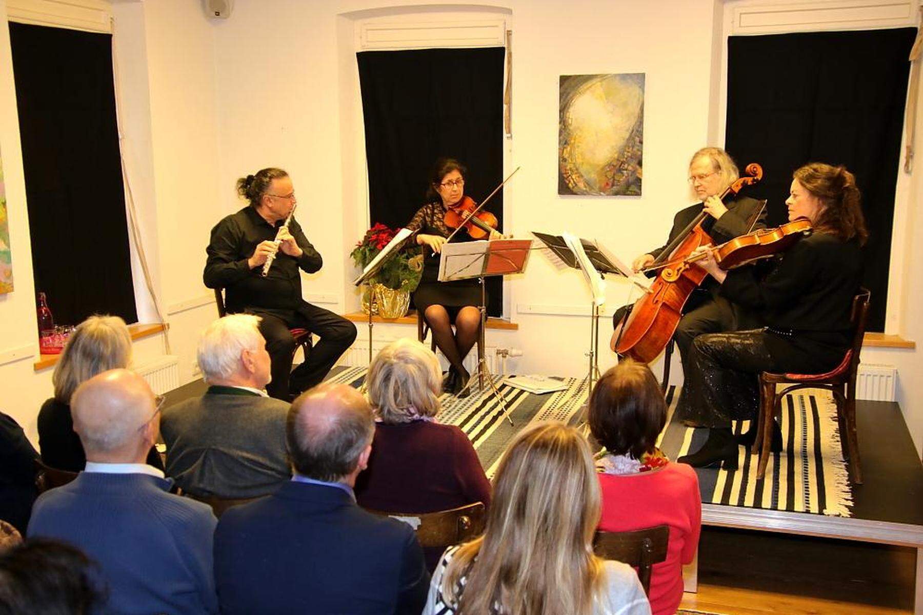 Neujahrskonzert | Das Ensemble AERCUS aus Wien sorgte für einen stimmungsvollen Jahresbeginn