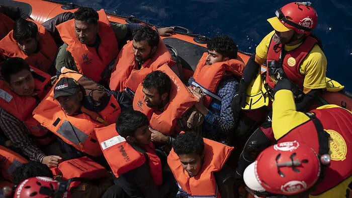 Rettungsaktion vor Lampedua