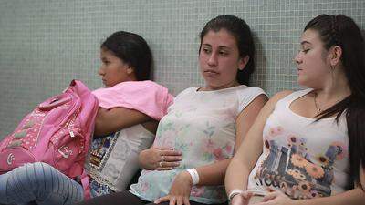 Schwangere Kolumbianerinnen