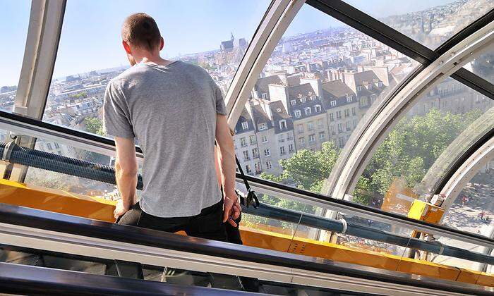 Blick aus dem Centre Pompidou in Paris