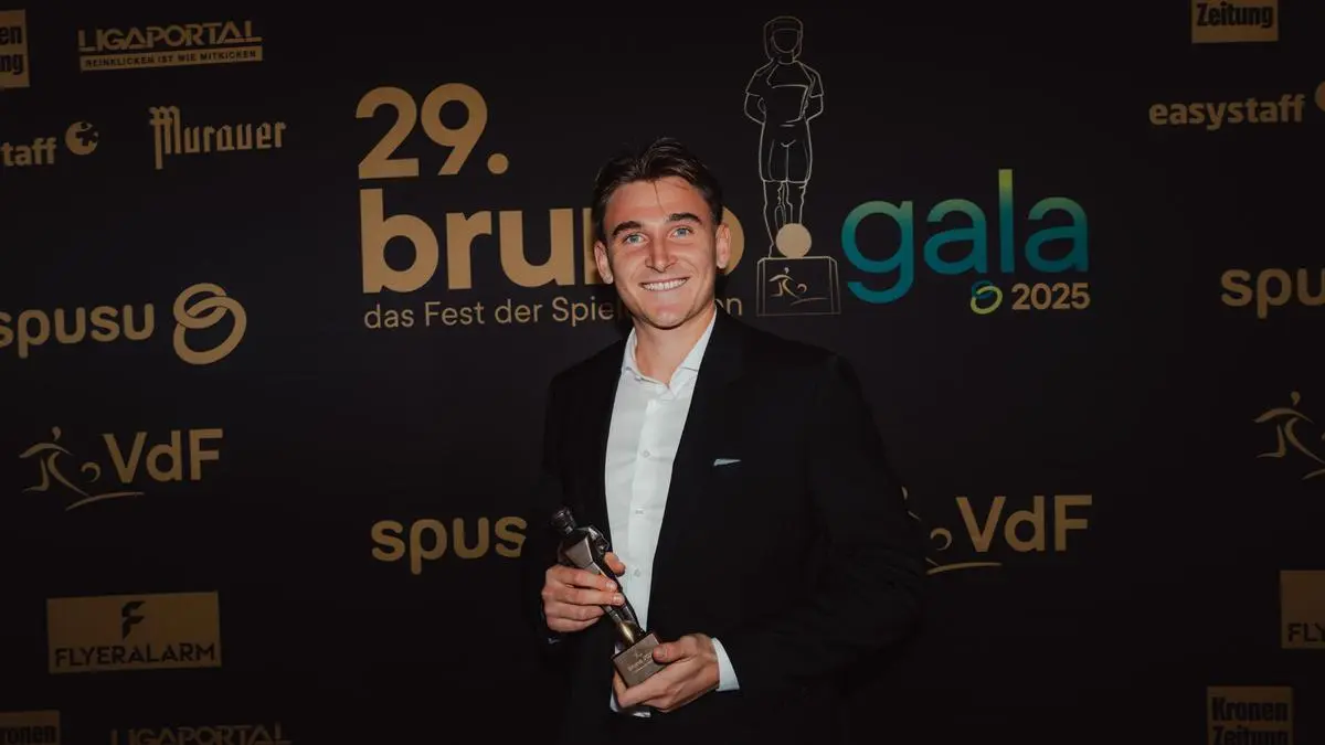 Nik Polster vom WAC wurde zum Torhüter des Jahres gewählt.