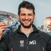 Johannes Strolz gewann Gold (Kombination) und Silber (Slalom)