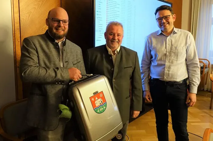 Abschiedsgeschenke durften nicht fehlen.