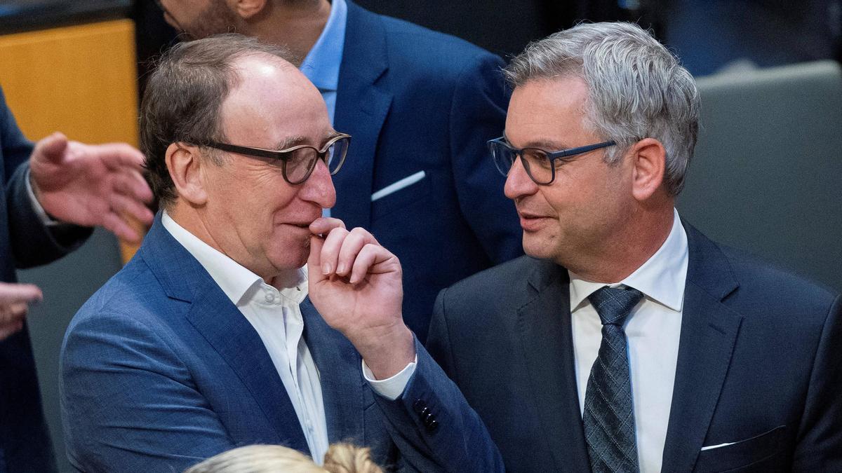 Sozialminister Johannes Rauch (Grünen) und Finanzminister Magnus Brunner (ÖVP) 