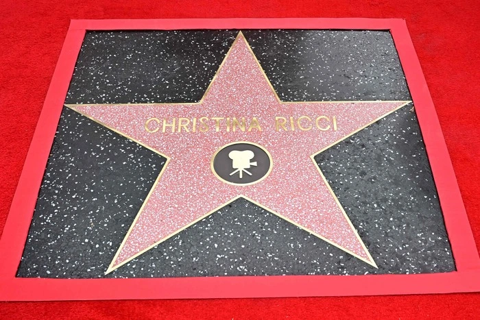 View od actress Christina Ricci's Hollywood Walk of Fame Star unveiled at a ceremony on March 6, 2025 in Hollywood, California. (Photo by Frederic J. BROWN / AFP)