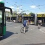 Busse, Straßenbahnen, oft auch noch Autos: Der Grazer Jakominiplatz ist für Radler kein leichtes Pflaster