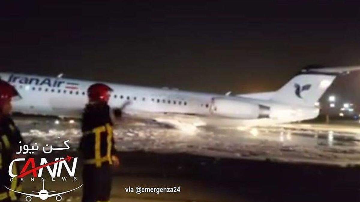 Feuerwehreinsatz am Flughafen