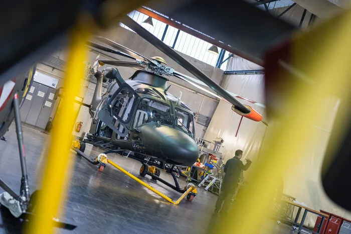 Seit einer Woche wartet der Leonardo AW169 im Hangar des Fliegerhorstes Langenlebarn auf seine offizielle Präsentation