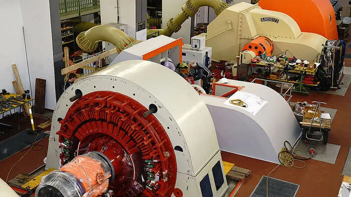 Die Maschinensätze des Pumpspeicherkraftwerkes Oschenik werden derzeit im Kelag-Kraftwerk Innerfragant generalsaniert