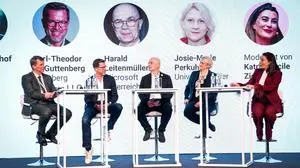 Bischof, Guttenberg, Leitenmüller, Perkuhn: Gipfelgespräch beim Technology Impact Summit 