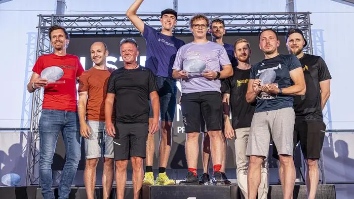 Siegerehrung IronMan Company Triathlon Klagenfurt Juni 2025