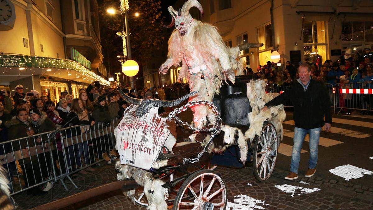 Der große Krampuslauf mit rund 1000 schaurigen Gesellen wurde in Villach bereits abgesagt