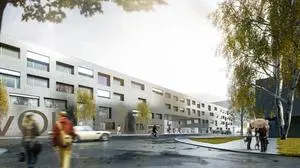 Soll Entlastung bringen: Der Bau der Mittelschule Smart City mit 12 Klassen