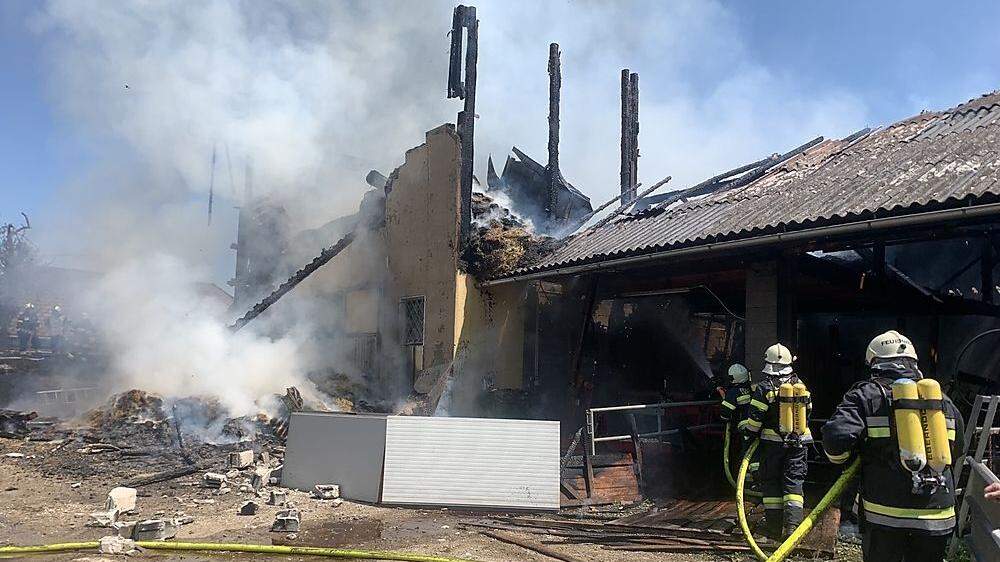 Großbrand bei Globasnitz