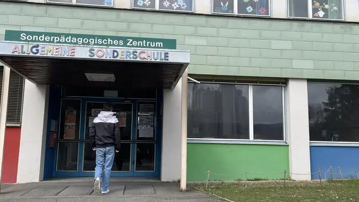 Das Bild zeigt die Sonderschule in Knittelfeld