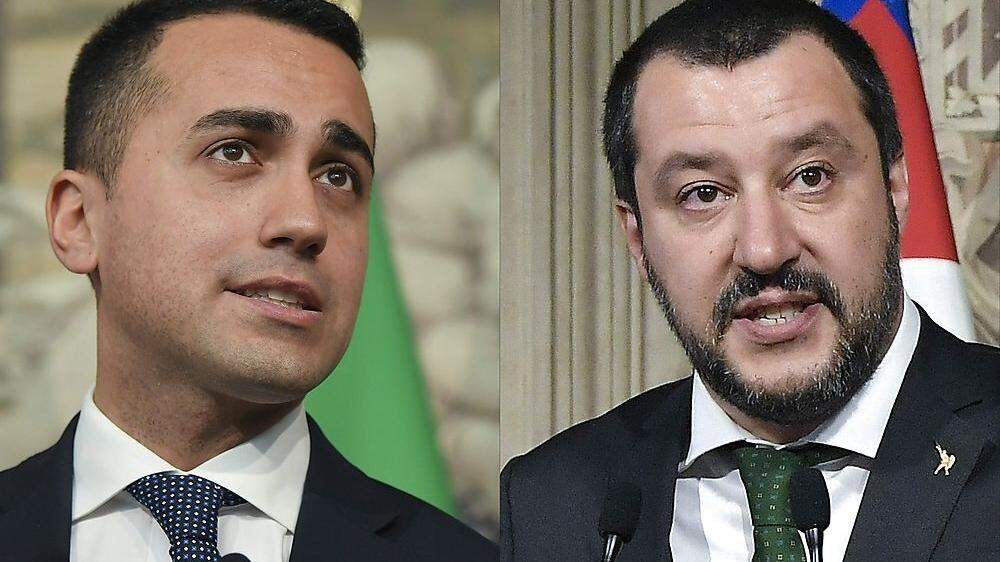 Di Maio (links) und Salvini 