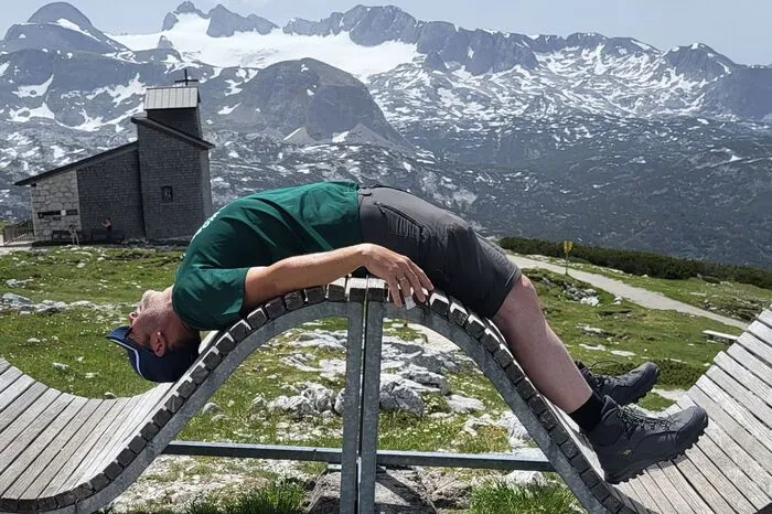 Ein bisschen Entspannung muss nach einer langen Wanderung sein. Mit diesem Schnappschuss setzte sich Barbara Hödl aus Graz auf den dritten Platz. 